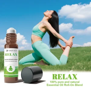 Private Label 100% Natural Relax Sleep Essential Oil Blends Roll On Aromatherapy Oils Roller for Massage Skincare