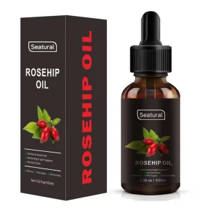Private Label 100% Pure Rosehip Oil Natural Cold Pressed Unrefined Rosehip Seed Essential Oil
