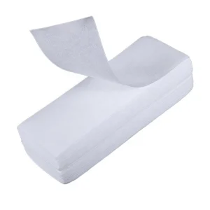 Private Label 100pcs Nonwoven Fabric Epilator Wax Strips 7cm*20cm Hair Removal Depilatory