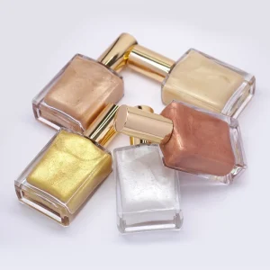 Private Label 5 Colors Shimmer Pressed High Pigment Waterproof Face Body Oil Brighten Glow Bronzer Highlighter Illuminator