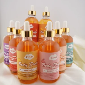 Private Label Anti Aging Moisturizing Lightening Massage Body Glaze Juice Essential Oil