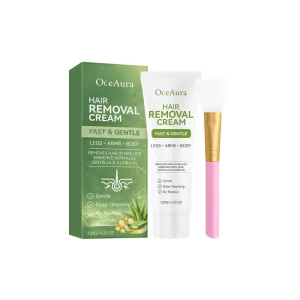 Private Label Body Care Smoothing Gentle and Deep Cleaning Aloe Vera Hair Removal Cream 120g