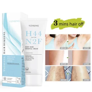 Private Label Body Face Pubic Organic Instant Hair Removal Depilatory Cream for Exfoliation Men Women