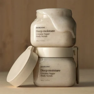 Private Label Body Scrub Gentle Exfoliating Deep Moisture Cleansing Soft Skin Scrub Creamy Sugar Women Man Body Scrub