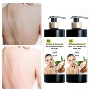 Private Label Body Shower Gel Organic Body Wash Organic Vitamin C Whitening Exfoliating Silky Shower Gel