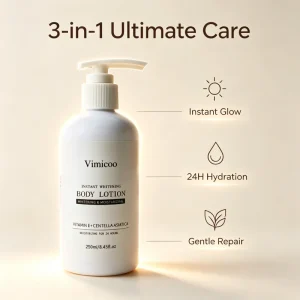 Private Label Brightening Body Lotion Skin Care Whitening Moisturizing Hydrating Pigment Corrective Cosmetic Product Body Lotion