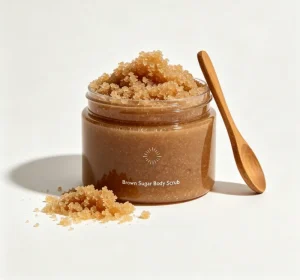 Private Label Brown Sugar Exfoliating Body Scrub Whitening Anti Aging Body Care Scrub OEM Available