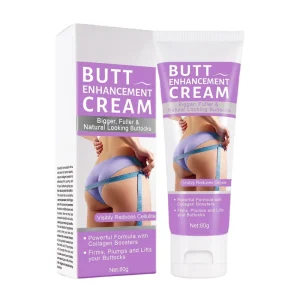 Private Label Buttock Enhancement Cream Sculpt Plump Sexy Effective Hip Lift Prevent Sagging Collapse Collagen Buttock Care 80g