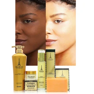 Private Label Collagen Skin Care Serum Body Anti Aging Dark Spot Strong Whitening Face Cream Skin Care Set for Women