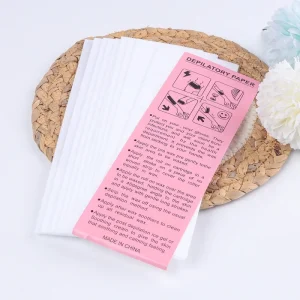 Private Label Cotton Muslin Waxing Strips Veet Wax Strips Manufacturer Hair Removal Wax Strips Paper