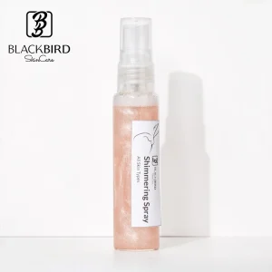 Private Label Cruelty Free Highlight Glow Body Mist Cosmetic Spray Body Glitter Shiny Shimmer Liquid Spray
