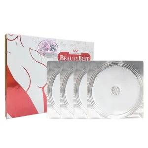 Private Label Female Breast Sheet Mask for Breast Lift Firming Enlargement White Gold