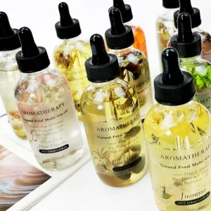Private Label Flower 100% Pure Natural Organic Eucalyptus Rose Lavender Massage Hair Face Body Care Essential Oil