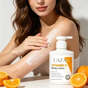 Private Label Fragrance Brightening Moisturizing Body Lotion With Vitamin C Niacinamide Sodium Hyaluronate for Women