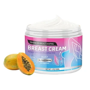 Private Label Fruit Based Herbal Vitamin E Breast Enlargement Cream Chest Enhancement Breast Lift Firming Massage Upsize Bust