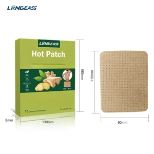 Private Label Ginger Patch With Eco Friendly Materials for Natural Relief
