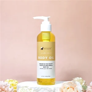 Private Label Glowing Vanilla Body Shimmer Oil Premium Body Care Kit for Private Label Skincare Set