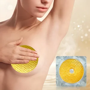 Private Label Herbal 24k Gold Collagen Breast Sheet Mask Firming Hydrating Lifting Breast Enlargement Chest Skin Care Vegan OEM