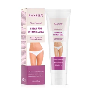 Private Label Herbal Glycerin Petrolatum Allantoin Hair Removal Cream for Women and Girls Intimate Area