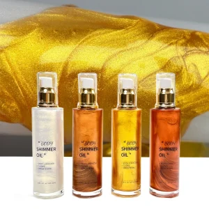Private Label Highlight Powder Makeup Setting Spray Waterproof Shiny High Gloss Body Shimmer Oil