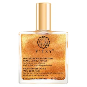 Private Label Huile Prodigieuse Shimmer Multi Purpose Dry Oil Luxurious Radiant Glow Hydration Moisturization Face Body Hair Oil