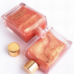 Private Label Jojoba Body Glow Oil Manufacturers Bulk Moisturizer Vitamin C Vegan Pink Sunscreen Body Glow Oil