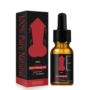 Private Label Men Massage Essential Oil Natural Botanical Formula Body Care Oil