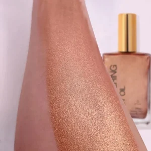 Private Label Moisturizing Dry Body Shimmer Oil Grow Body Oil Sunscreen Sun Tanning Oil