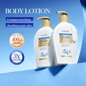 Private Label Natural Body Lotion for Women Moisturizing Whitening Nourishing Collagen Soothing Cream for Dry Skin Care