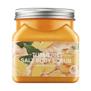 Private Label Natural Exfoliating Deep Cleansing Face Whitening Scrub Turmeric Body Scrub