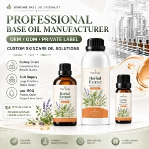 Private Label Natural Herbal Extract Base Oil Bulk Soothing Nourishing Skin Care Body Massage Carrier Oil OEM ODM