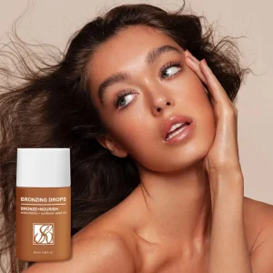Private Label Natural Herbal Face Glow Bronzing Drops Sunshine Serum Facial Highlighter for Radiant Skin Glowing