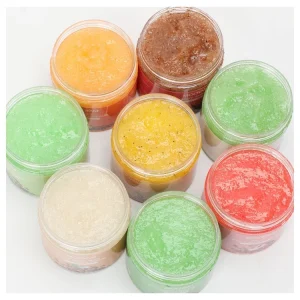 Private Label Natural Organic Exfolianting Whitening Moisturizing Fruit Sugar Scrub Set Coffee Body Scrub