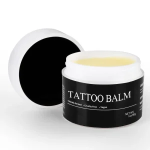 Private Label Natural Tattoo Aftercare Cream Moisturize Color Enhancement Protect Tattoo Care Butter Balm for Skin