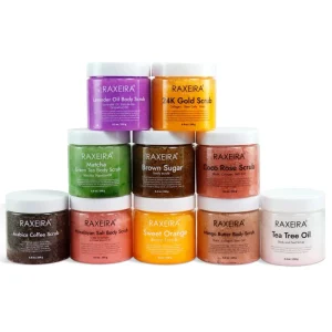 Private Label Natural Whitening Exfoliating Skin Care Coconut Milk Fruit Salt Body Scrubs Facial Sugar Scrub