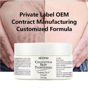 Private Label OEM Body Cellulite and Stretch Mark Cream Korean Skin Care Tummy Tuck Tightening Stretch Mark Removal Cream