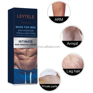 Private Label OEM Clean Permanent Body Hair Removal Cream for Men Private Area