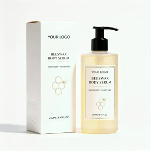Private Label Organic Beeswax Body Serum 100ml Whitening Moisturizing Body Lotion with Nourishing Refreshing Texture Body Care