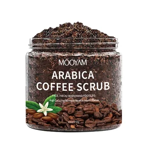 Private Label Organic Face and Body Scrub Skin Care Exfoliating Arabica Coffee Body Scrub