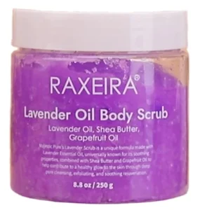Private Label Organic Lavender Moisturizing Body Scrub Exfoliating Body Scrub Lavender Oil Body Scrub for Skin Care