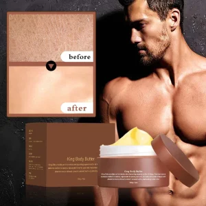 Private Label Organic Men’s Cologne Body Butter Deep Hydrating Smoothing Shea Butter Body Balm for Dry Skin Care