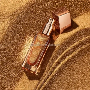 Private Label Organic SPF Shimmering Hydrating Long Lasting Highlight Brighten Waterproof Dry Body Glow Shimmer Oil