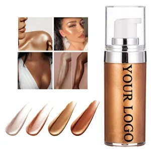 Private Label Organic SPF Shimmering Hydrating Long Lasting Highlight Brighten Waterproof Dry Body Glow Shimmer Oil