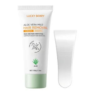 Private Label Permanent Herbal Hair Remover Cream Non Sticky At Home Depilation for Women Face & Body
