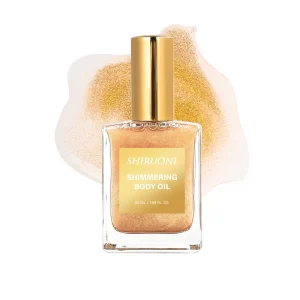 Private Label SHIMMERING BODY OIL Botanical based Gentle Subtle Shimmer Luminous Finish Long lasting Softness Deeply Hydrating