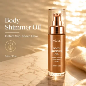 Private Label Shimmer Body Oil Waterproof Long Lasting Moisturizing Light Illuminating Shimmer Glow Oil for Face and Body