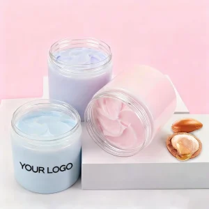 Private Label Skin Whipped Body Cream Moisturizer Hyaluronic Acid Infused Whitening Nourishing Shea Body Butter