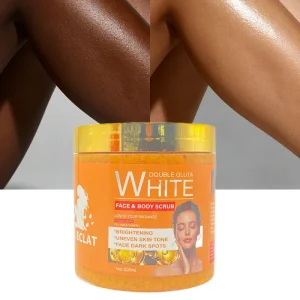 Private Label Skin Whitening & Nourishing Body Exfoliating Scrub Smoothing Dark Spots Removal Body Scrub for All Skin Types