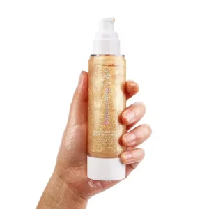 Private Label Sun Shield Body Glow Oil SPF30 Lightweight Gel Texture Shimmering Protection OEM Custom Skincare