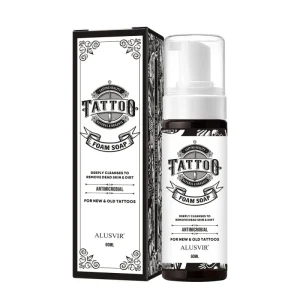Private Label Tattoo Aftercare Deep Cleansing Brightening Moisturizing Anti Bacterial Foaming Soap for Body